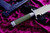 Marfione Custom Interceptor OD Green Wrap Bowie Mirror Polish Ramos Leather Sheath