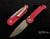 Microtech LUDT Red Auto Bronze Std 135-13RD