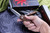 Microtech UTX-85 Tan OTF 3" Satin Tanto Serrated 233-5TA
