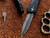 Marfione Custom Combat Troodon DE Vegas Forge Herringbone Damascus