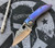 Borka Blades Mini Stitch Anodized Titanium Satin M390 Rock Grind TKI 2018