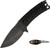 MEDFORD KNIFE & TOOL NAV-T FIXED BLADE 3.75" BLACK MKTNAVT
