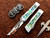 Marfione Troodon Hellhound 416SS Abalone Inlay Blue Accents Tanto Miror Polish M390