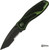 KERSHAW BLUR 1670 GREEN SMOKED BDZ1 TANTO COMBO BLADE KS1670BGTST