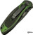 KERSHAW BLUR 1670 GREEN SMOKED BDZ1 TANTO COMBO BLADE KS1670BGTST