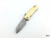 Chaves Customized Brass Friction Folder Green Skull Clip