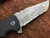 Kirby Lambert Augustus Marbled Carbon, Zirc Bolsters Damasteel