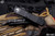 Microtech Combat Troodon OTF Automatic Knife Black 3.8\" Tanto Black Serrated 144-3T
