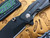 Skike Custom Knives Rogue Shark RS 2.0 Daydream Compround Grind DLC CPM-20CV