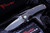 Reate Knives Mini Horizon D Bronze Titanium Carbon Fiber Framelock Damasteel