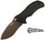 ZERO TOLERANCE 0300 BLACK ASSISTED PLAIN BLADE ZT0300