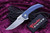 Reate Knives/Tashi Bharucha Starboy Blue Titanium Framelock Knife 3.25" RWL-34 Hand Rubbed Satin