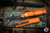 Microtech Ultratech OTF Automatic Orange Aluminum D/E 3.4\" Black Serrated 122-2OR