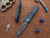 Marfione Troodon Black Alloy Purple Haze DE M390 Dark Matter Finish 2018 Blade Show