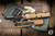 Microtech UTX-85 Tan OTF Automatic Knife 3\" M390 Drop Point Black 231-1TA
