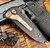 Microtech Socom Elite Black Signature Series Alloy Tanto DLC Claw Logo 161-1DLCS