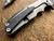 RJ Martin TMF Custom Titanium Milled Damascus Recurve 2018 Blade Show