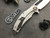 Marfione Custom Matrix R Carbon Fiber Double Vapor Blast Titanium M390 Mirror Polish