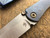 Borka Blades SBTF Blue Titanium Satin M390 Tanto 2018 Borka Hank, Pen Included