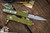 Microtech Ultratech OTF Automatic Knife OD Green 3.4\" Bayonet Stonewash Serrated 120-11OD