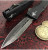 Microtech Marfione Custom Combat Troodon Bronze Accents DE Nichols Boomerang Damascus