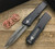 Microtech Marfione Custom Combat Troodon Bronze Accents DE Nichols Boomerang Damascus
