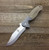 Emerson Custom Patriot Green Micarta Titanium Liners 154CM
