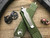 Microtech Combat Troodon OD Green D/E Bead Blast Serrated 142-9OD