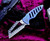 Scorpion 6 Knives Mektig Custom Blue Anodized Nitro V Satin Blade