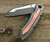 Millit Knives/Moen Max Evolution Custom Copper Inlay Acid Wash Blade Show 2017