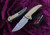 Reate Knives J.A.C.K. Integral Knife Flame Titanium/Brass Inlay 3.9" Damasteel
