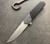 Richard Rogers Custom Axiom G10 Flipper Titanium Liners Blue Hardware