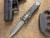 Hawk Knives Deadlock Model B Marble Carbon Fiber OTF 3.5" Blasted D/E Dagger Blade