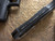 Hawk Knives Deadlock Model B Marble Carbon Fiber OTF 3.5" Blasted D/E Dagger Blade