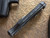 Hawk Knives Deadlock Model B Marble Carbon Fiber OTF 3.5" Blasted D/E Dagger Blade