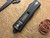 Marfione Custom Warhound Combat Troodon CF Copper Ringed Accents M390 Mirror Polish