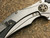 Marfione Custom Matrix R CarboQuartz Bronze Accents, Flamed Backspacer M390 Mirror Polish