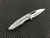 MICROTECH MARFIONE CUSTOM KNIVES SIGIL ENGRAVED METEORITE POLISHED