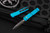 Microtech UTX-70 OTF Automatic Knife Turquoise 2.4\" Dagger Black 147-1TQ