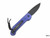 Microtech LUDT Blue Auto Black Tactical 135-1BLT