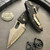 Microtech Stitch Auto Borka Blades Bronze Apocalyptic Full Serrated M390 169-15