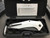 Brous Blades Tyrant Silver Acid Wash D2 Liner Lock