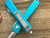 Microtech Ultratech Turquoise Contour DE Satin 122-4CCTQ