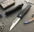 Marfione Custom Warhound Combat Troodon Blue Ringed Hand Satin M390