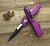 Microtech Ultratech Violet Contour Smooth Bayonet Black 120-1VI