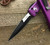 Microtech Ultratech Violet Contour Smooth Bayonet Black 120-1VI