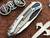 Marfione Custom Super Sigil MK6 Vapor Blast/Carbon Fiber Inlay M390 Mirror Polish