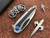Marfione Custom Super Sigil MK6 Vapor Blast/Carbon Fiber Inlay M390 Mirror Polish