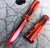 Microtech Tachyon III "Deadpool" Red/Black Balisong SE 173-1DP