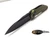 BROUS BLADES BIONIC OD GREEN AUTOMATIC KNIFE ACID STONEWASH PLAIN